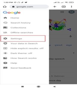 get rid of trending searches on google